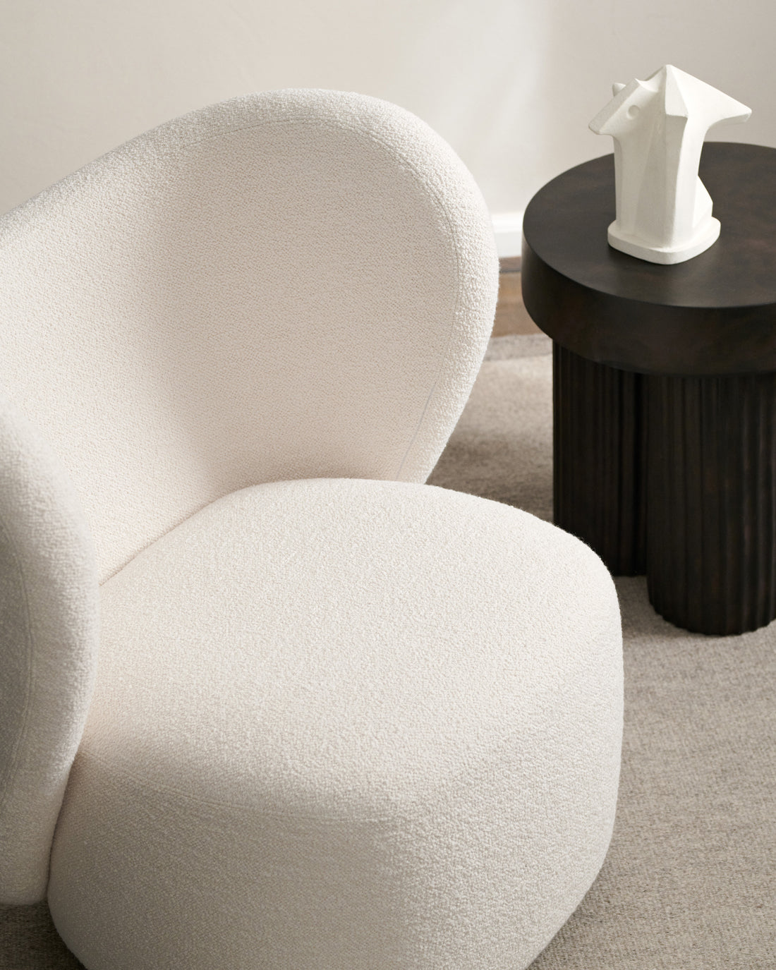 Little Big Chair - Off White, Barnum Boucle 24